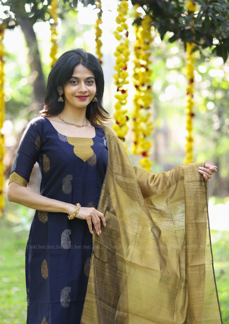 Midnight Gold Salwar Suit