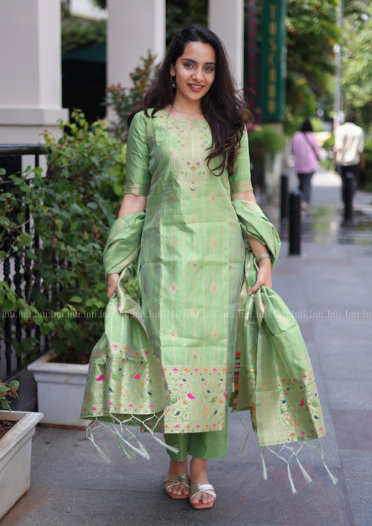 Mint Mirage Salwar Suit