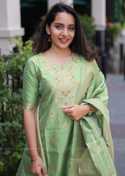 Mint Mirage Salwar Suit
