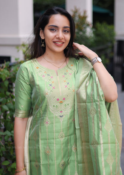 Mint Mirage Salwar Suit