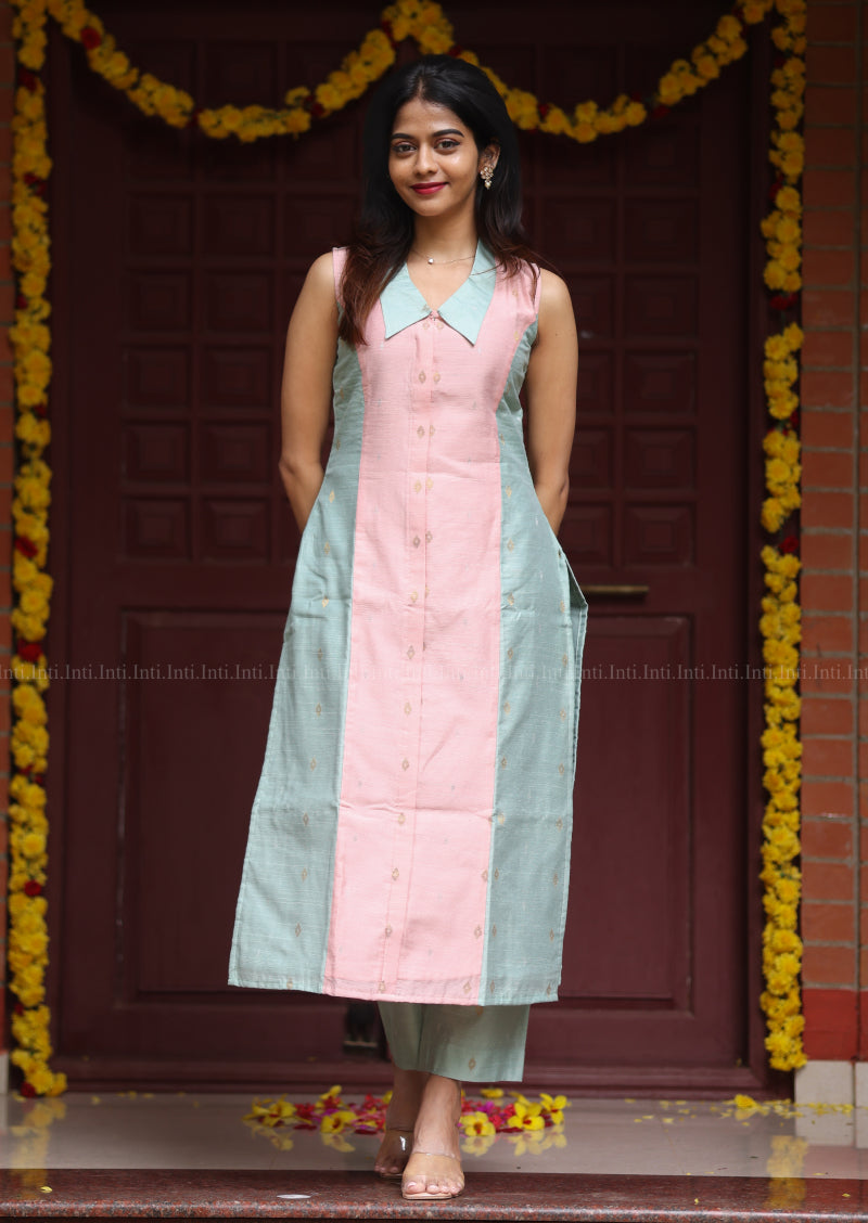 Mint Peach Top & Pant Set