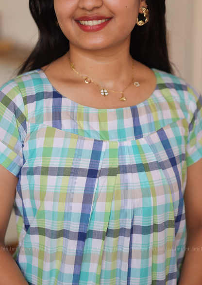 Mint Plaid Top & Pant