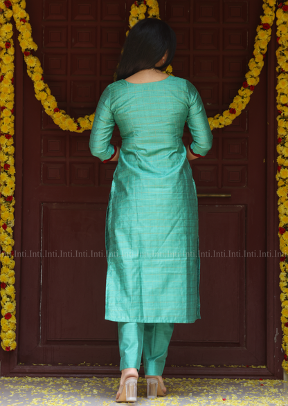 Mint Rouge Salwar Suit