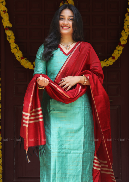 Mint Rouge Salwar Suit