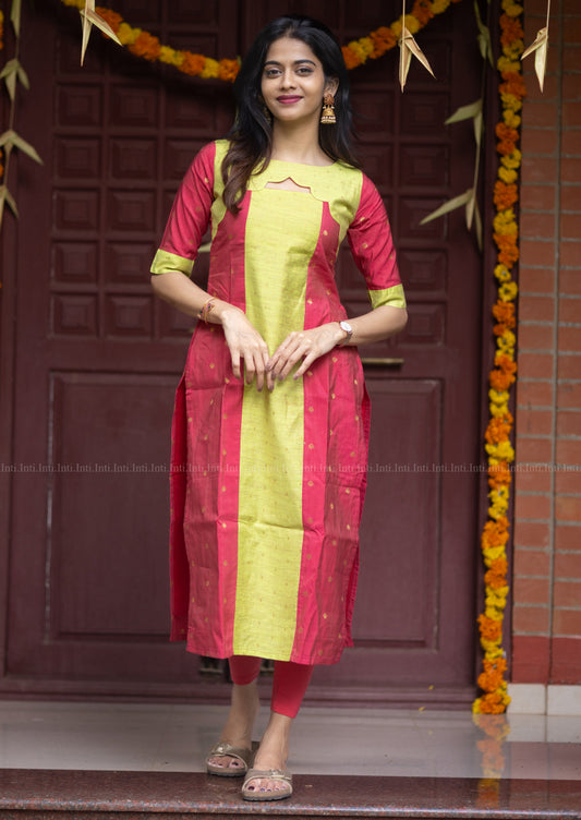 Minted Petal Hue Kurti