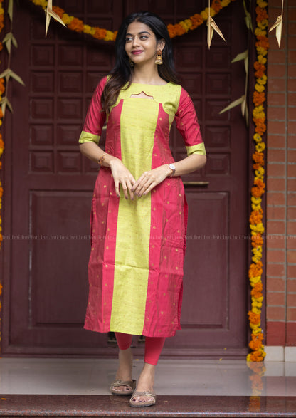 Minted Petal Hue Kurti