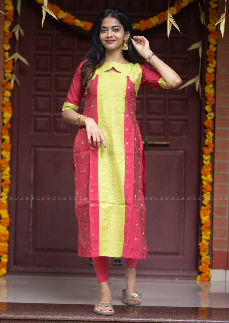Minted Petal Hue Kurti