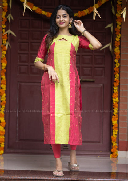 Minted Petal Hue Kurti