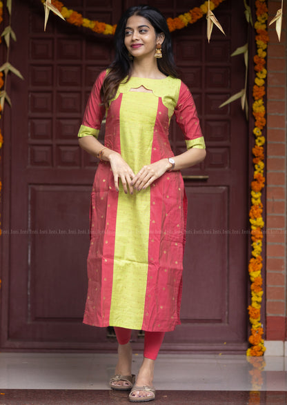 Minted Petal Hue Kurti