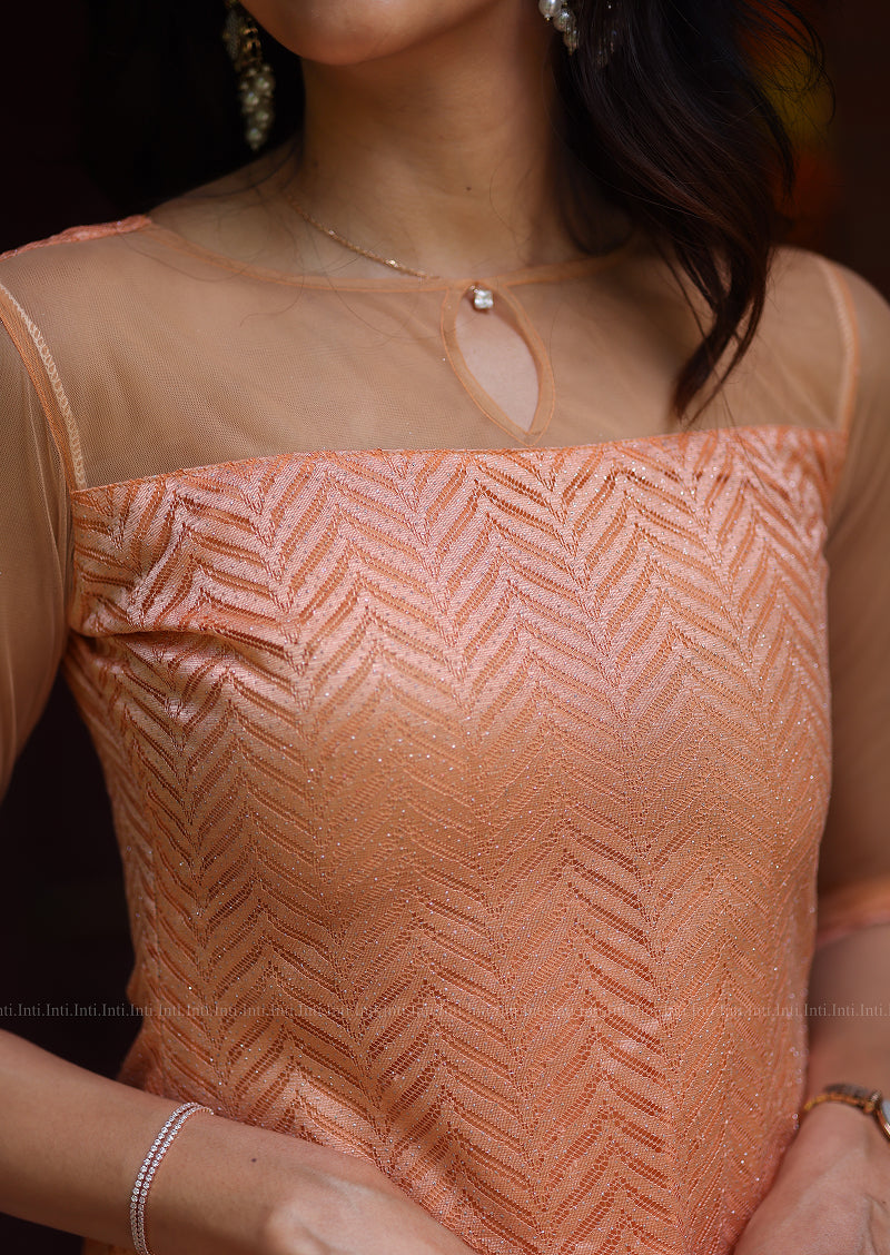 Mistic Glow Top & Dupatta Set