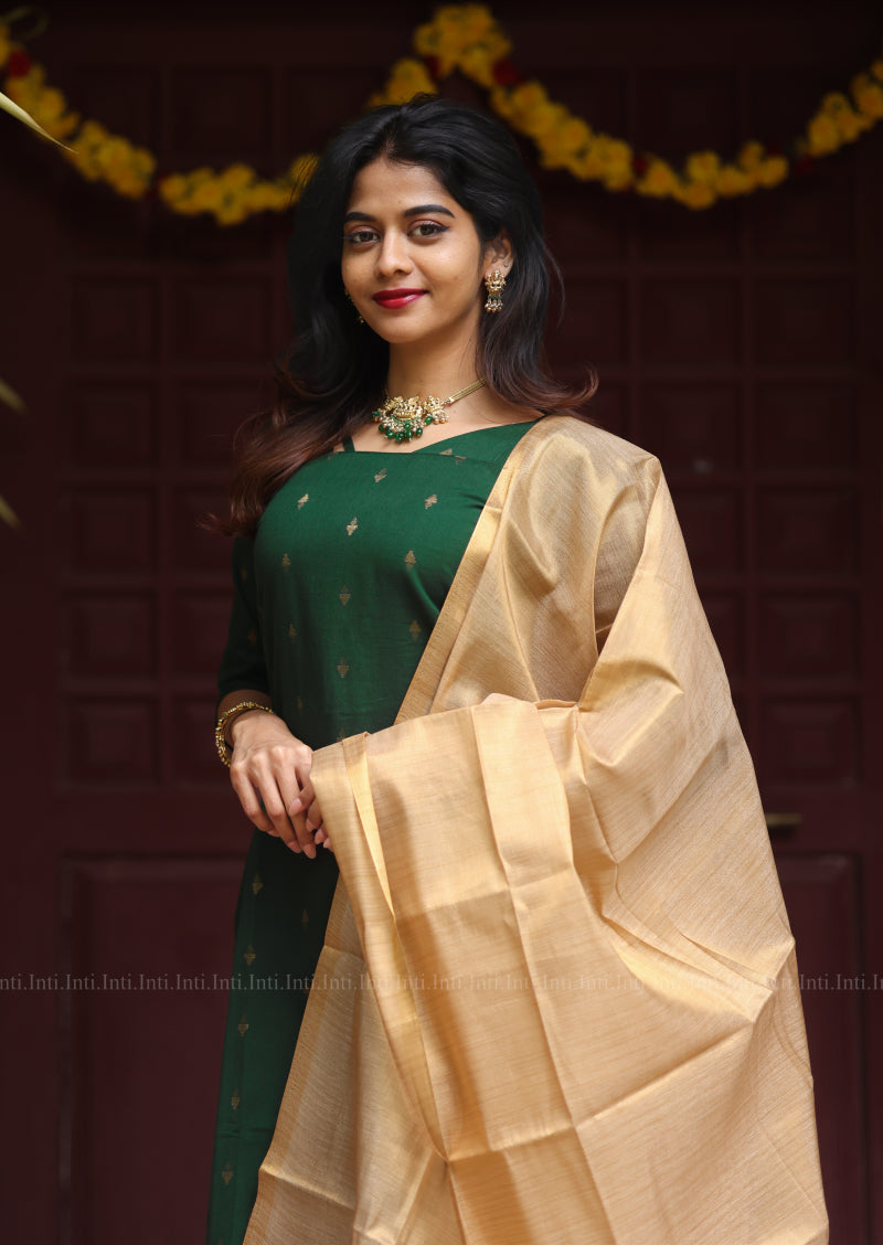 Mystic Strap Top & Dupatta Set