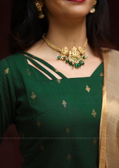 Mystic Strap Top & Dupatta Set