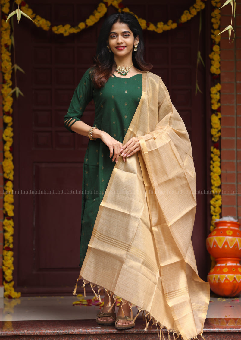 Mystic Strap Top & Dupatta Set