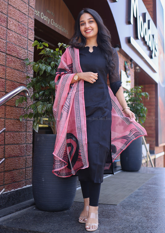 Night Veil Top & Dupatta Set