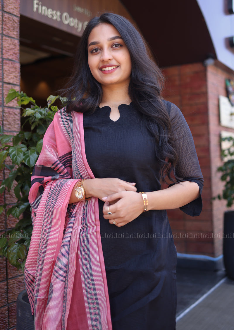 Night Veil Top & Dupatta Set