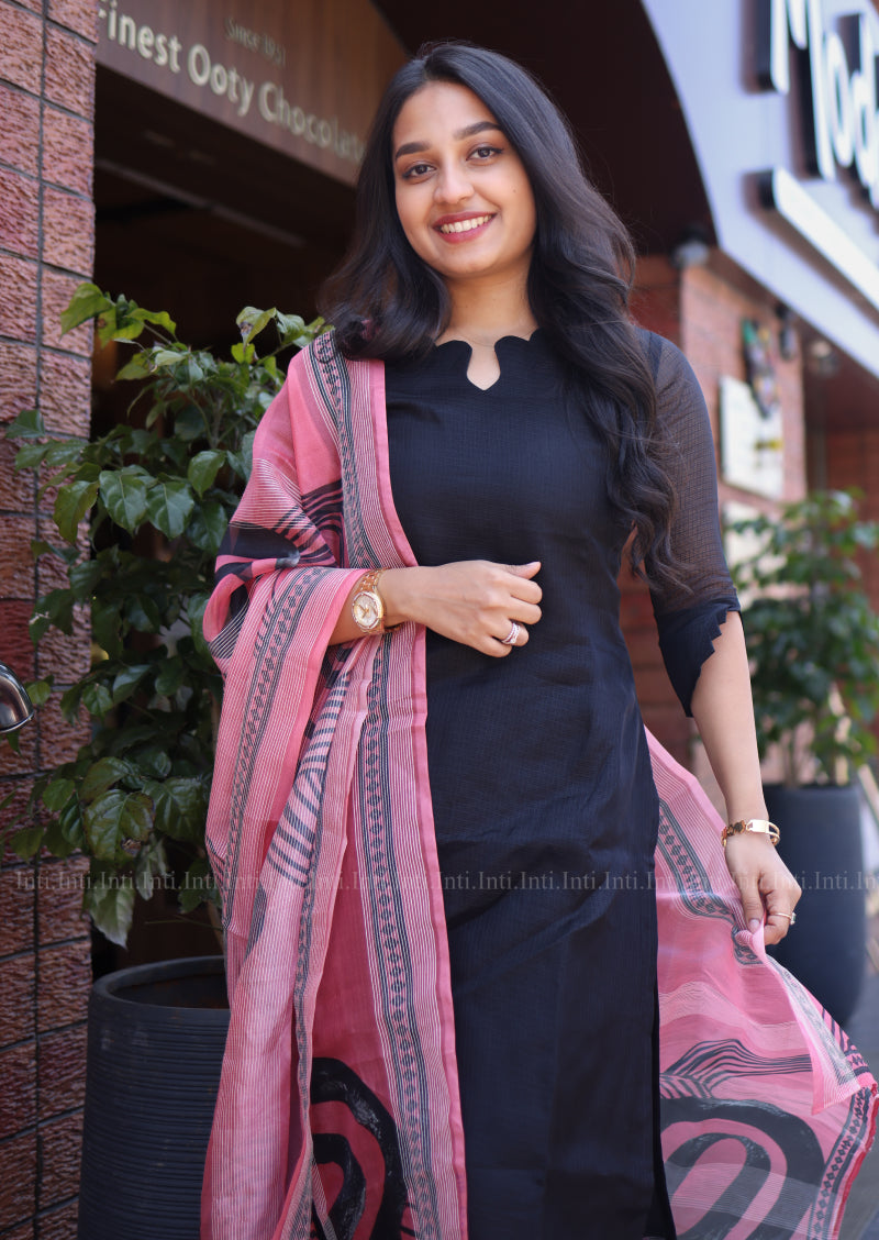 Night Veil Top & Dupatta Set