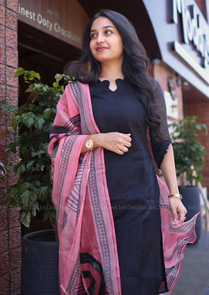 Night Veil Top & Dupatta Set