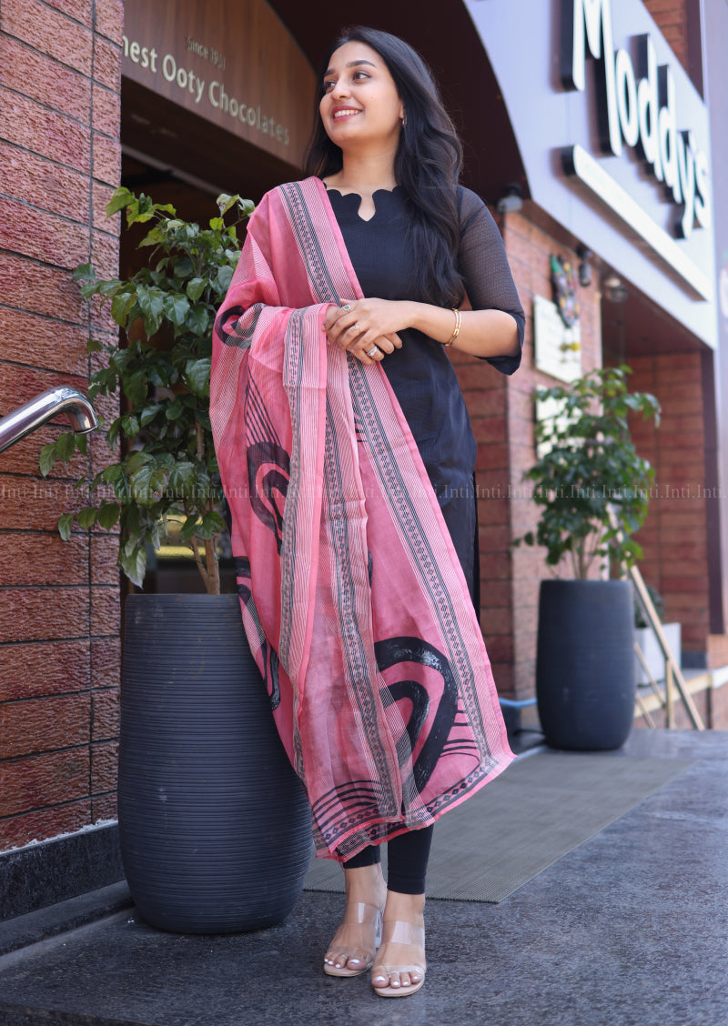 Night Veil Top & Dupatta Set