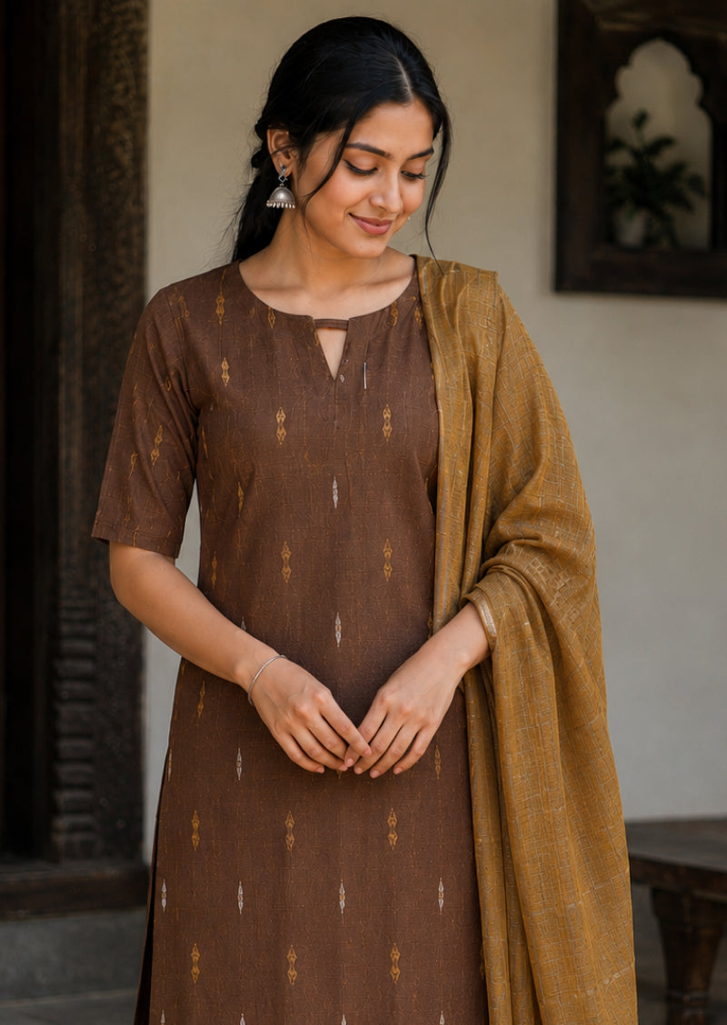 Olive Essance Salwar Suit