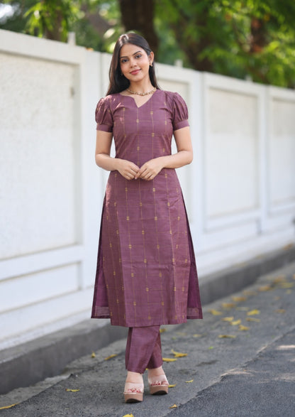 Oviya Ethnic Top & Pant Set