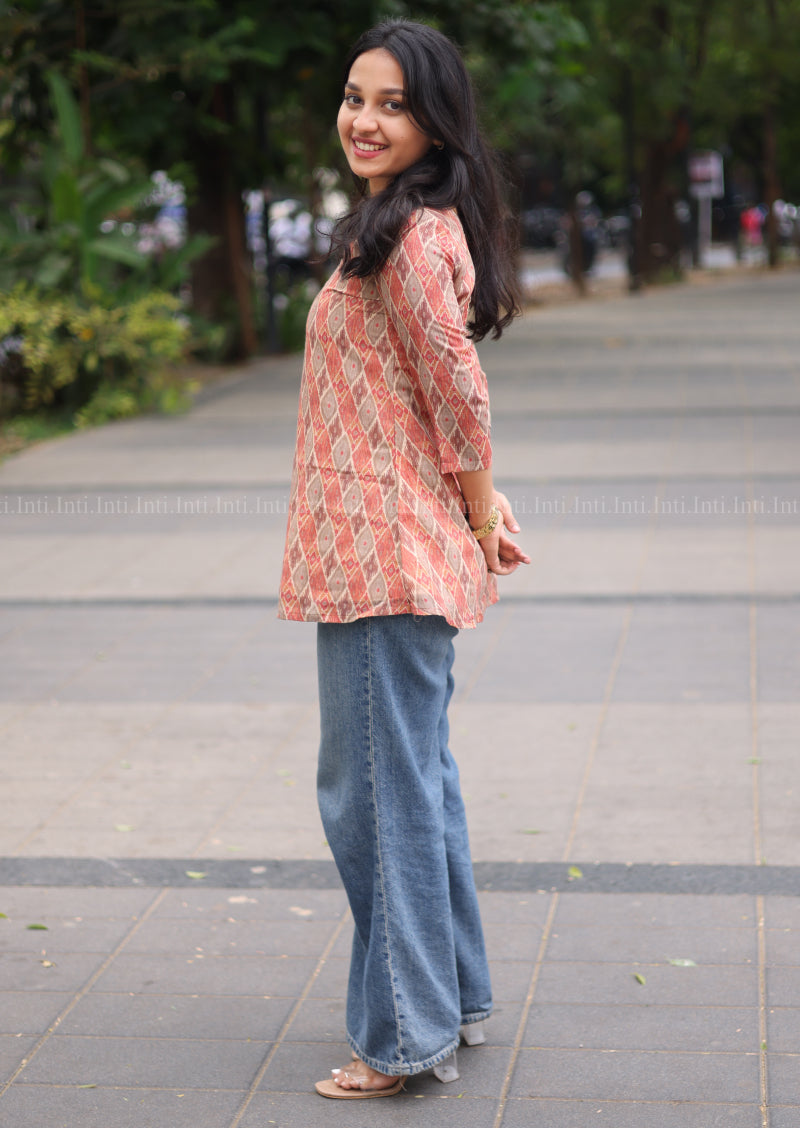 Peach Pop Short Top