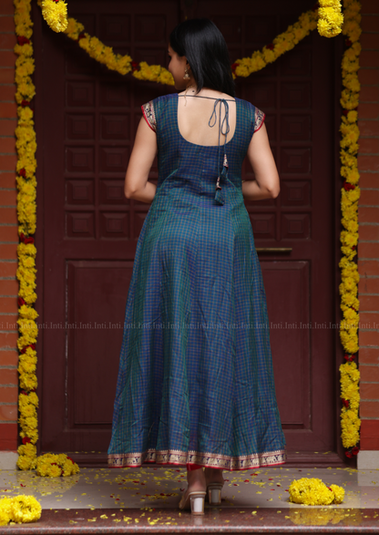 Peacock Luster Anarkali