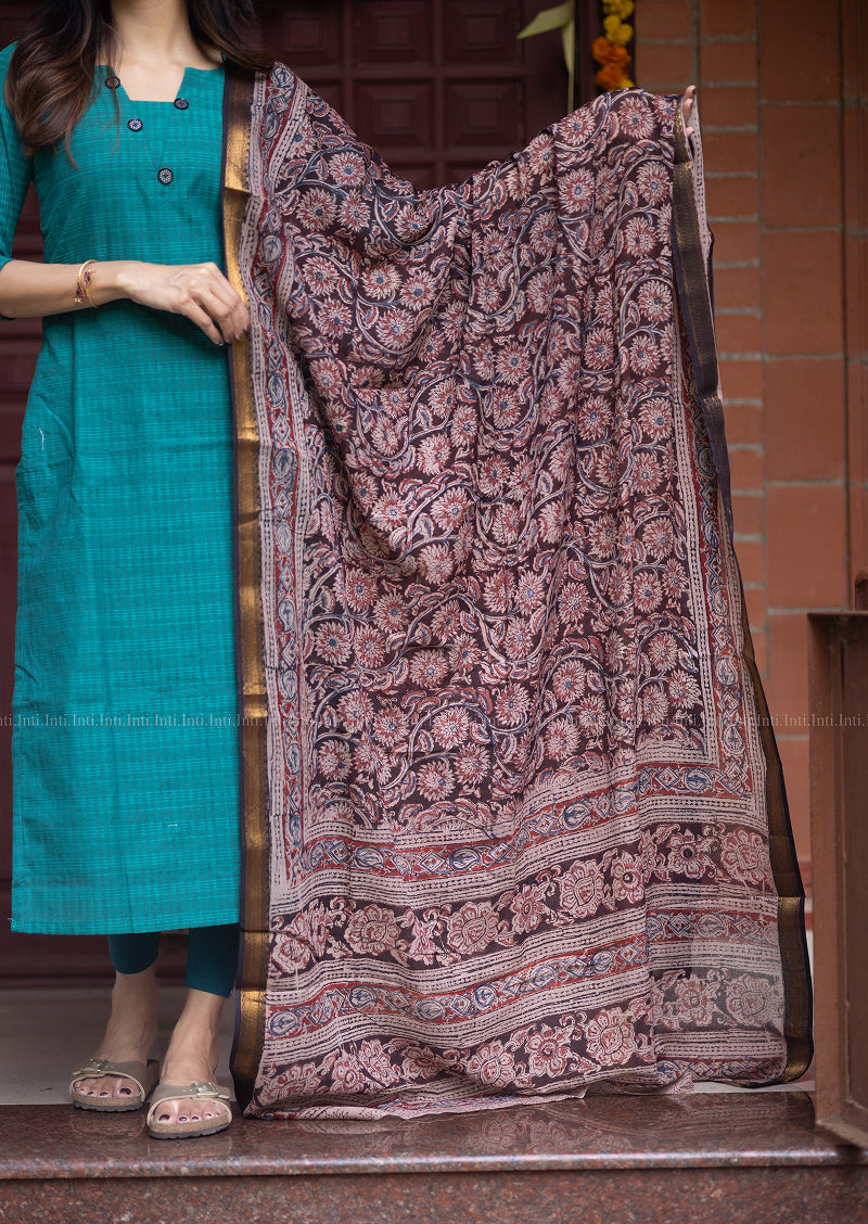 Pearly Lunar Top & Dupatta Set