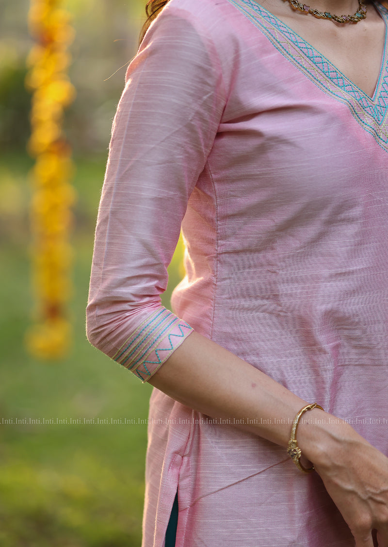 Petals Dawn Top & Dupatta Set