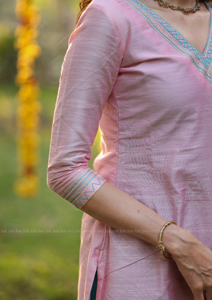 Petals Dawn Top & Dupatta Set