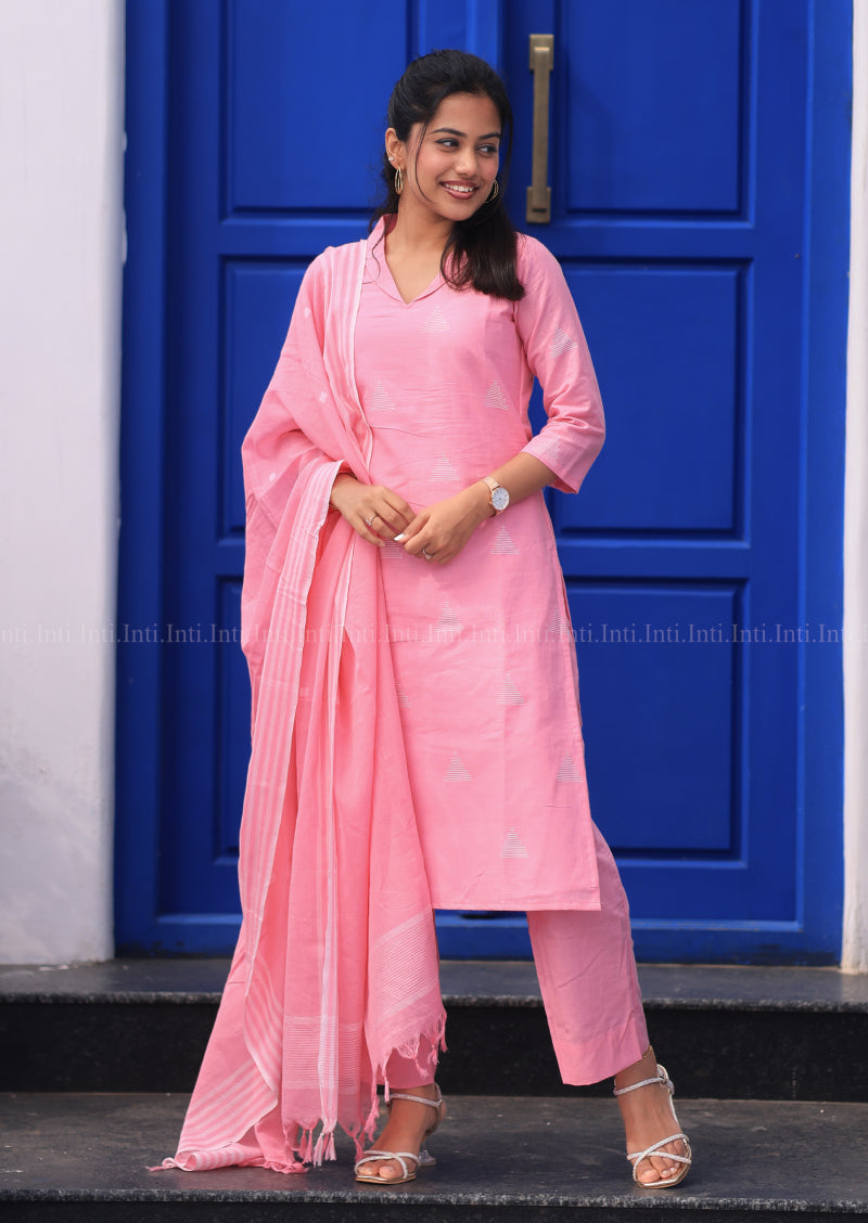 Pink Petunia Salwar Suit