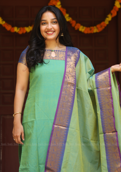 Pista Legacy Top & Dupatta