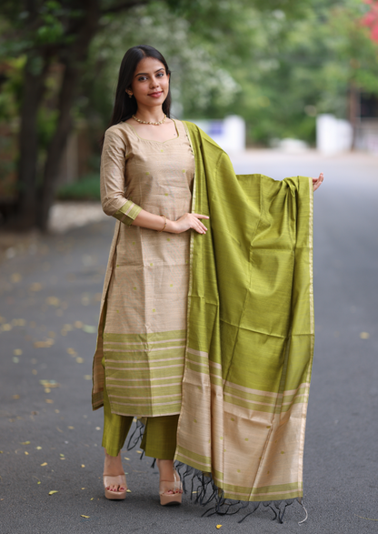Pistachio Sand Salwar Suit