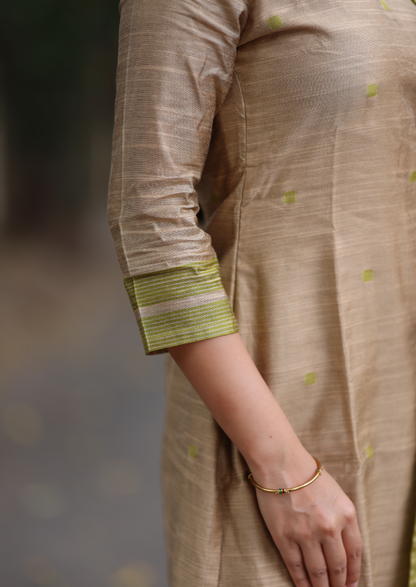 Pistachio Sand Salwar Suit