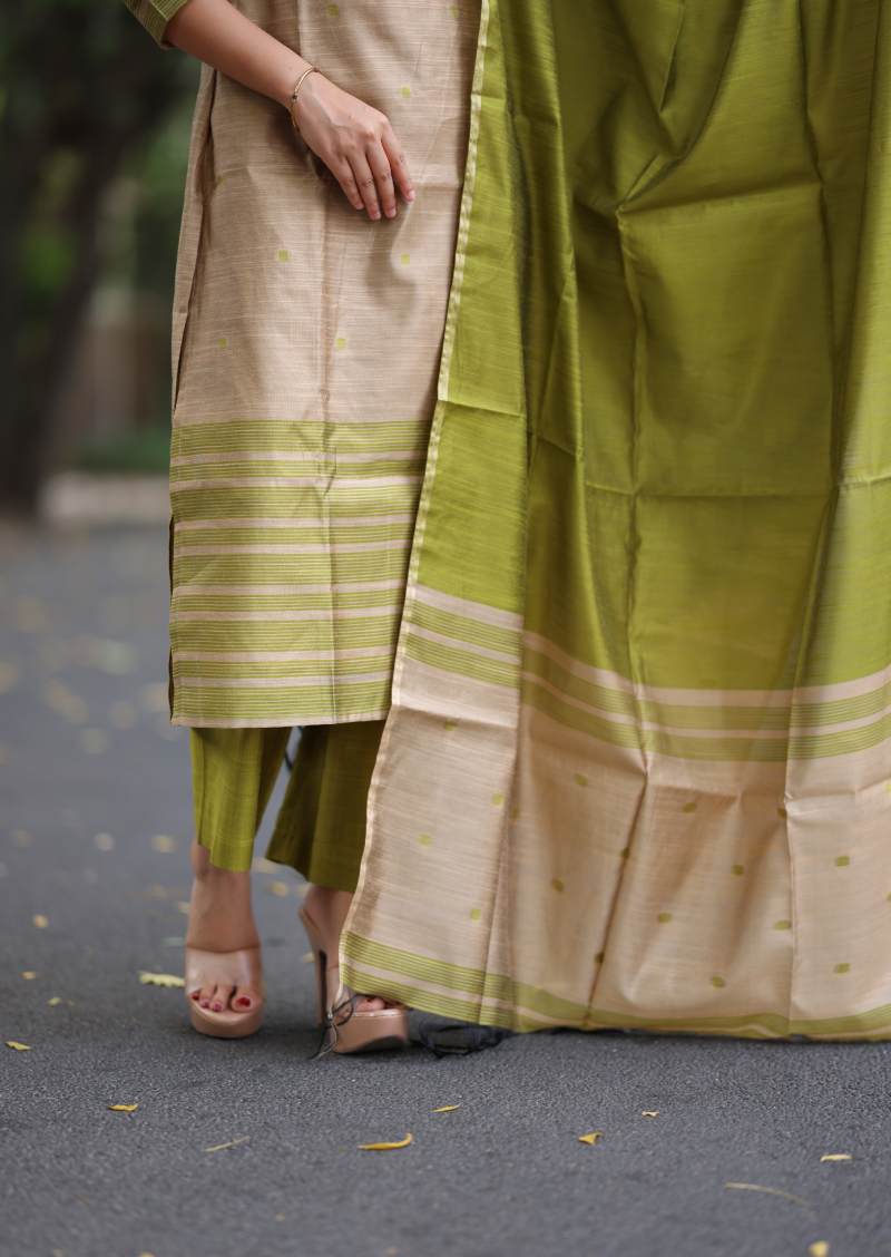 Pistachio Sand Salwar Suit