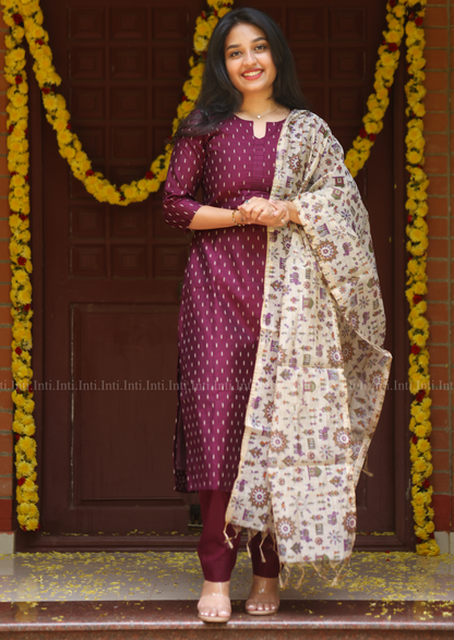 Plum Eleganza Salwar Suit