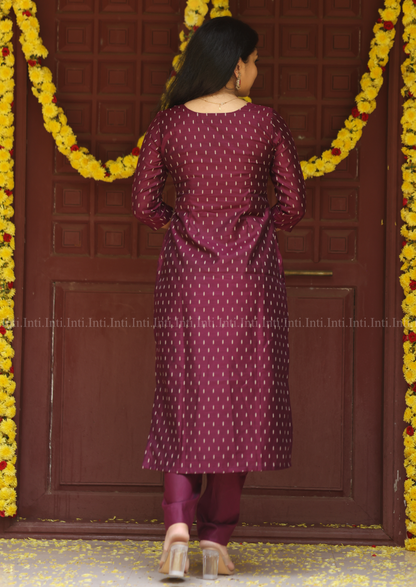 Plum Eleganza Salwar Suit
