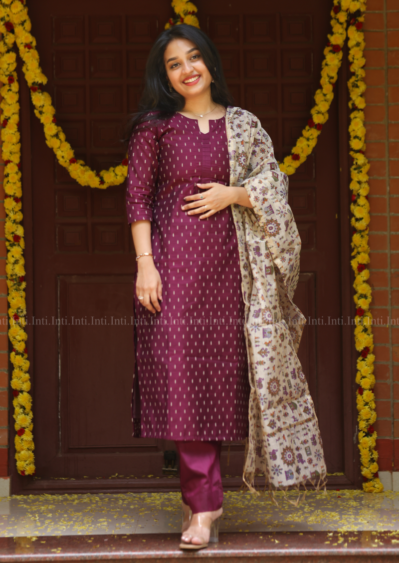 Plum Eleganza Salwar Suit