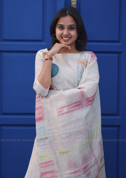 Polka Pop Top & Dupatta Set