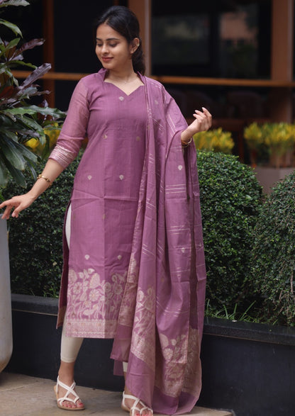 Primula Thistle Top & Dupatta Set
