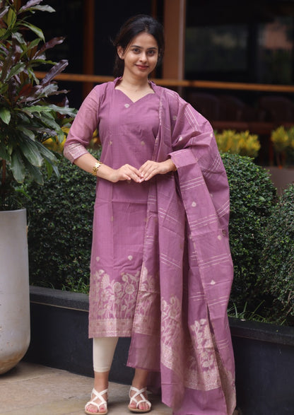 Primula Thistle Top & Dupatta Set