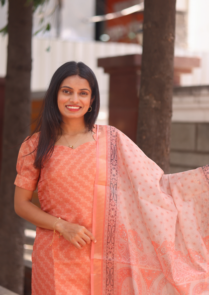 Quenora Elise Top & Dupatta Set
