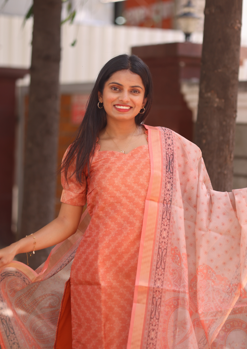 Quenora Elise Top & Dupatta Set