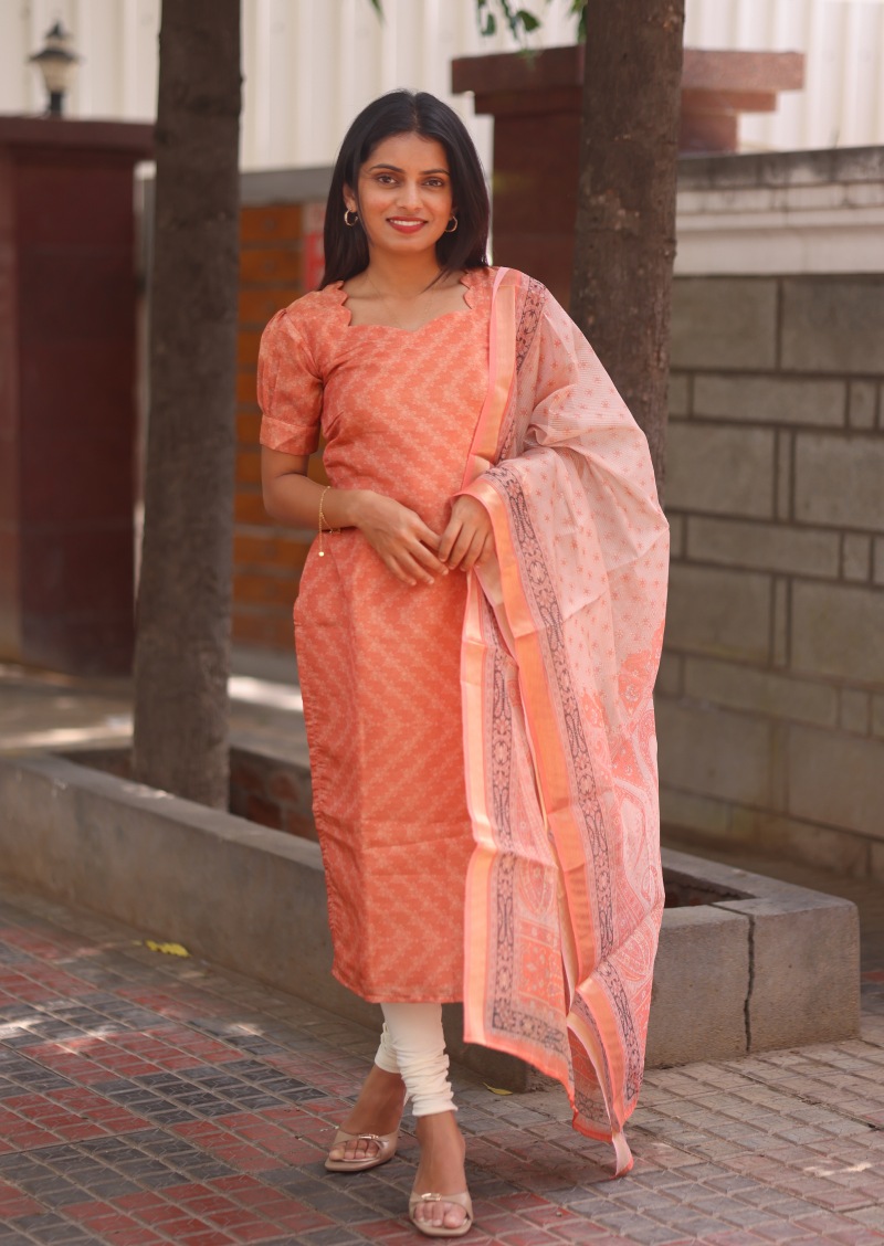 Quenora Elise Top & Dupatta Set