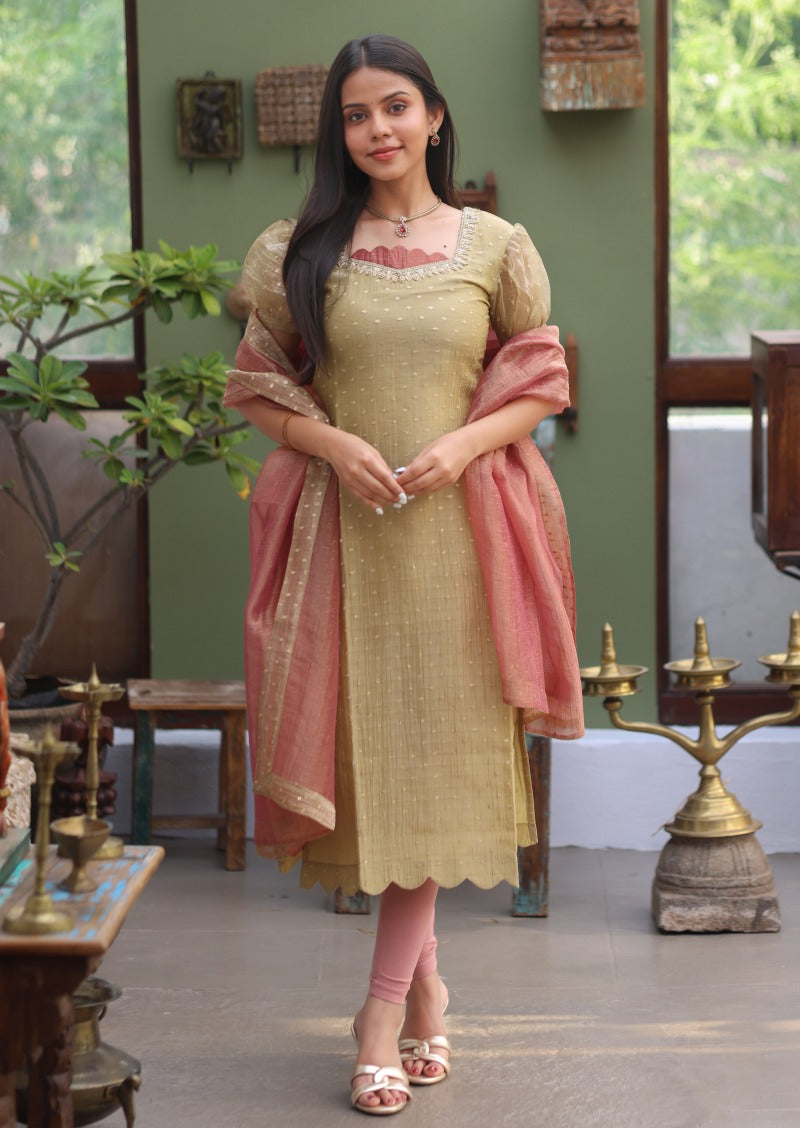 Riona Selene Top & Dupatta Set