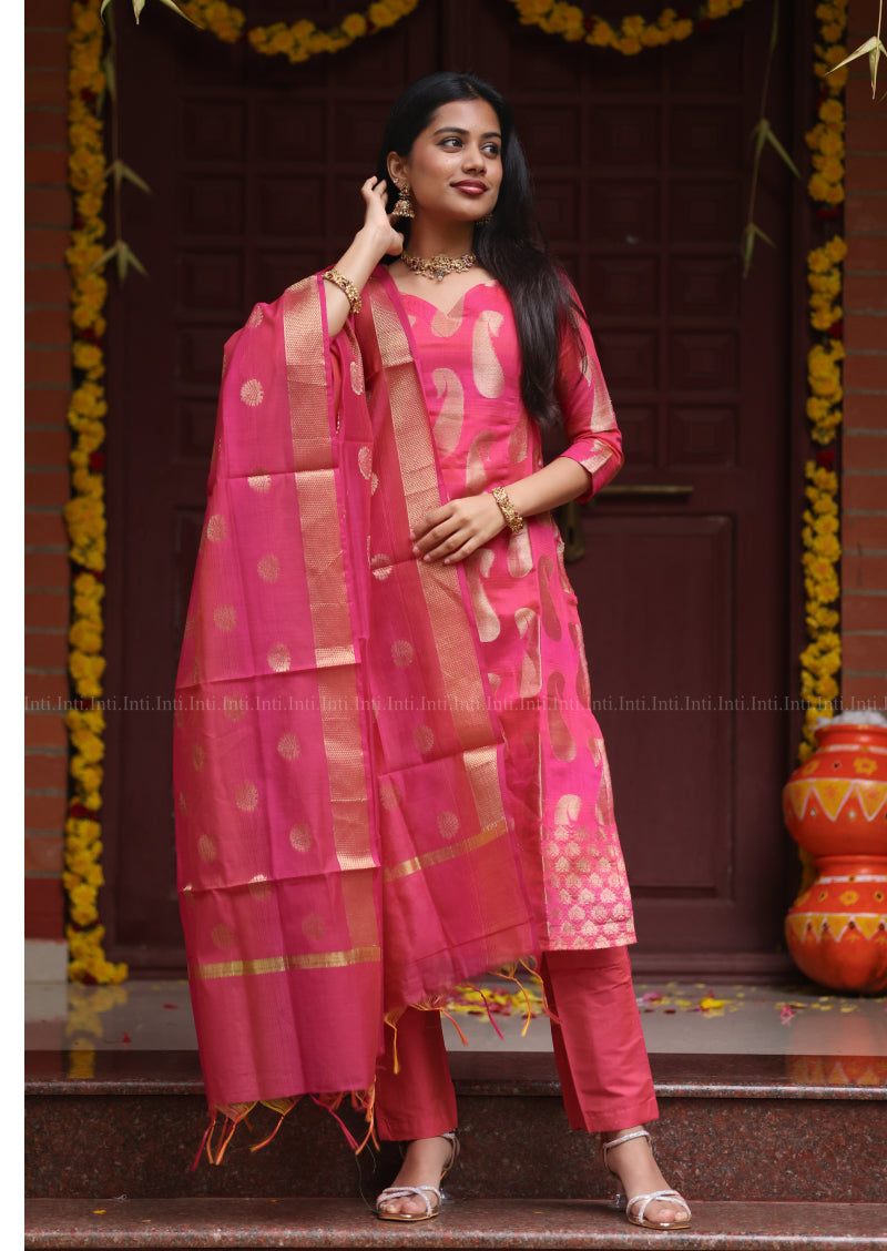 Rani Radiance Top & Dupatta Set