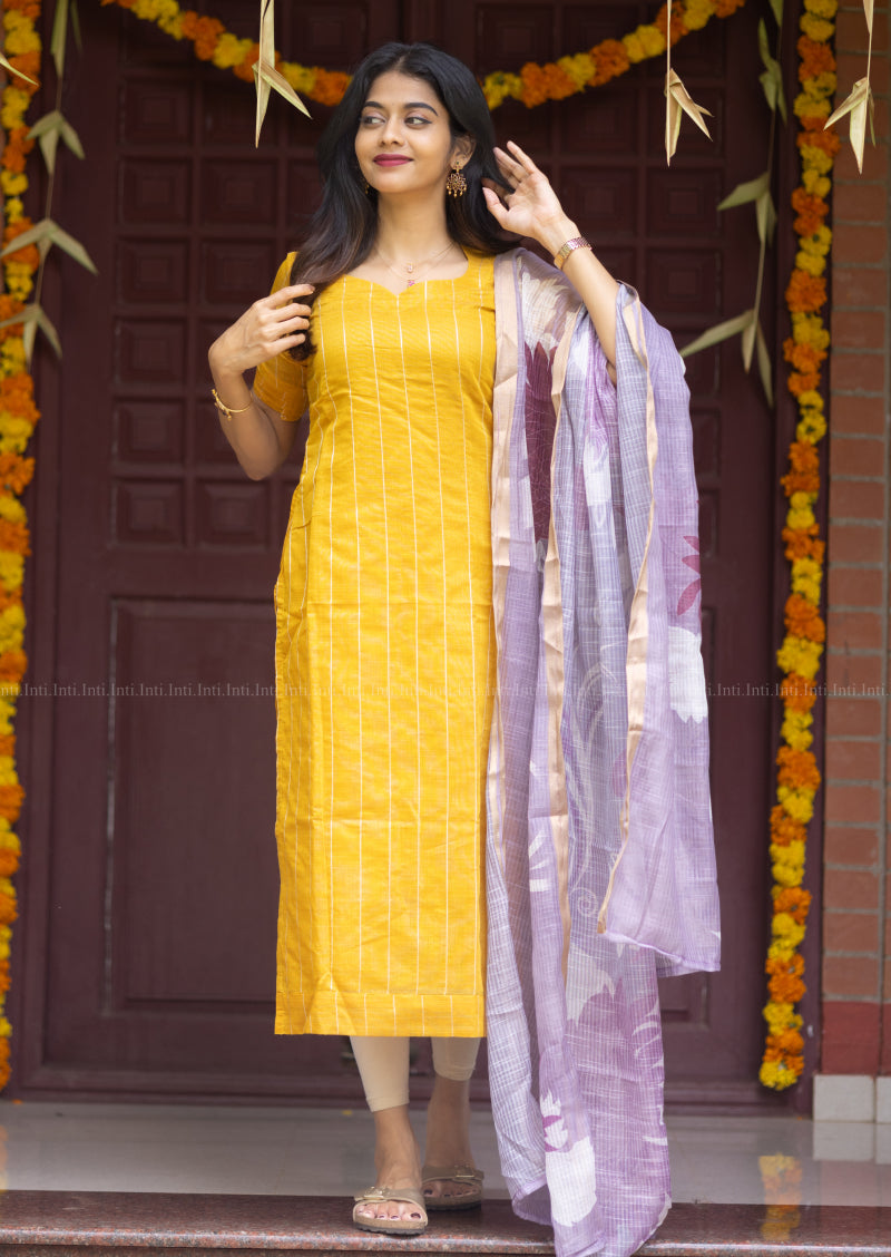 Rayflower Lilly Top & Dupatta Set