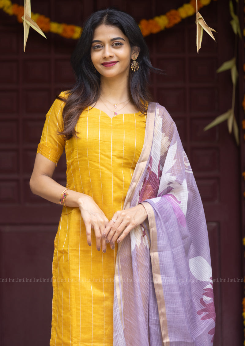 Rayflower Lilly Top & Dupatta Set