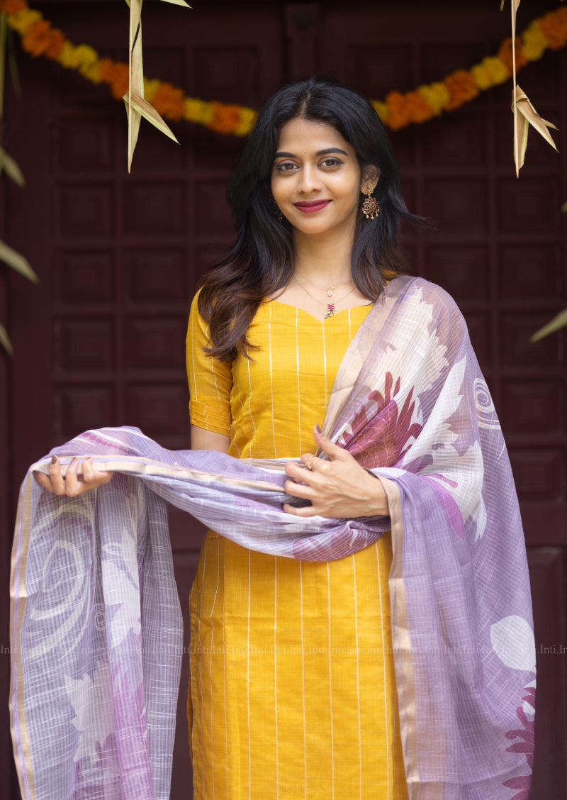 Rayflower Lilly Top & Dupatta Set
