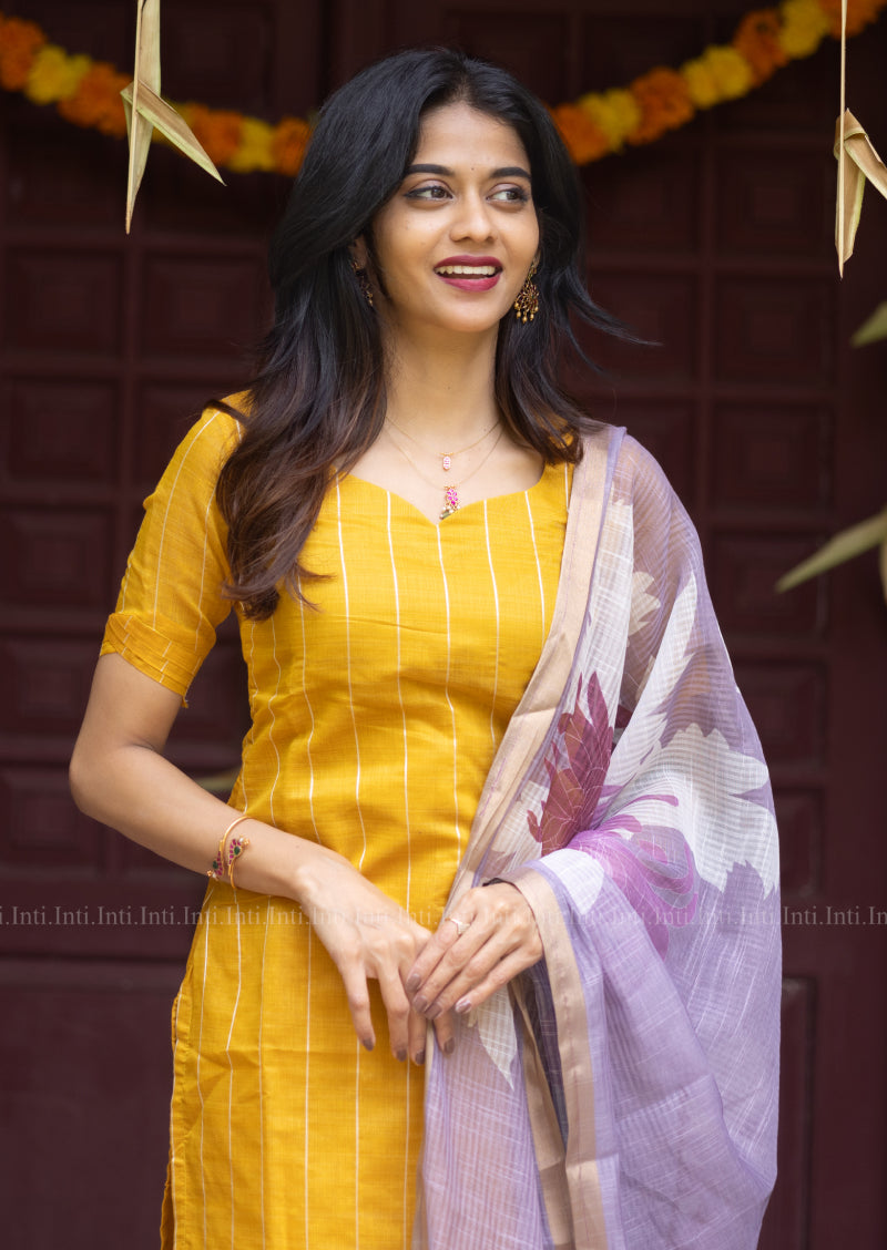Rayflower Lilly Top & Dupatta Set