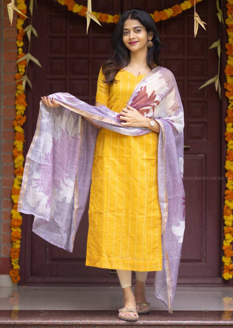 Rayflower Lilly Top & Dupatta Set